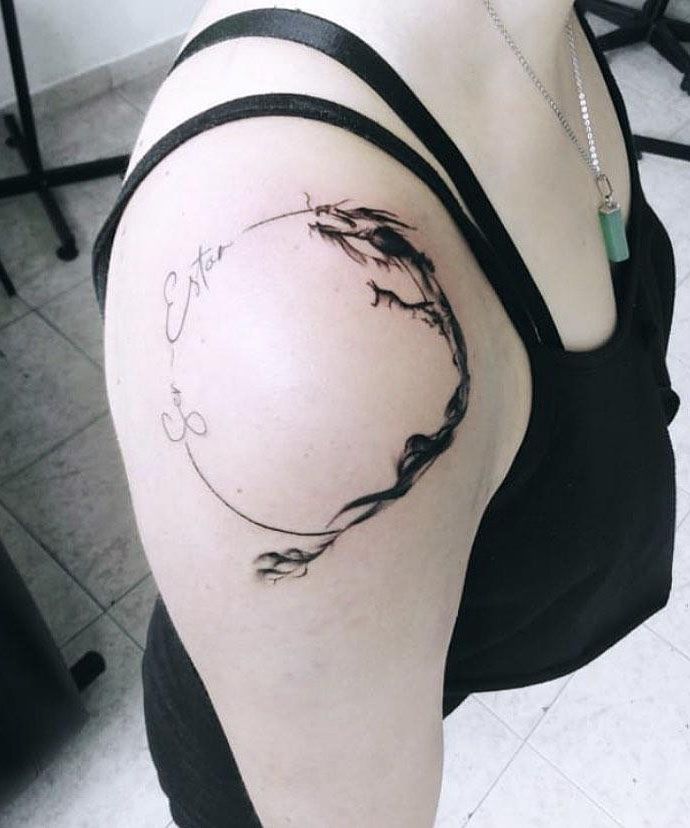 30 Pretty Circle Tattoos You Must Try