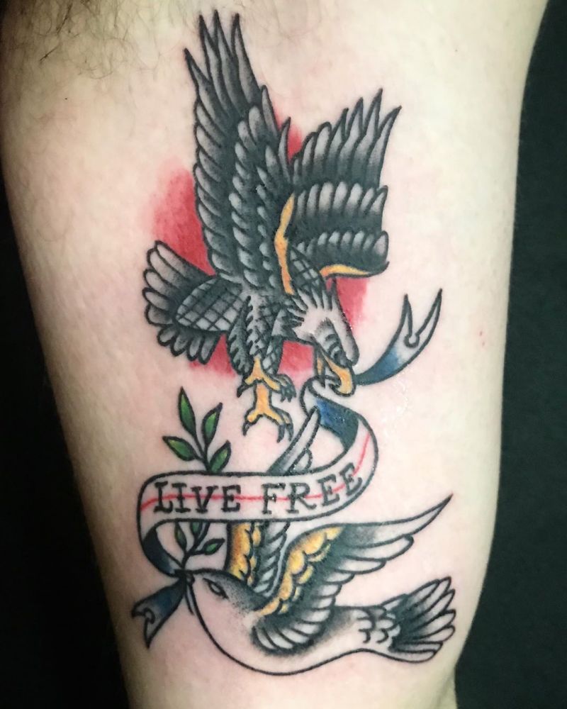 30 Pretty Eagle Tattoos Show Your Temperament