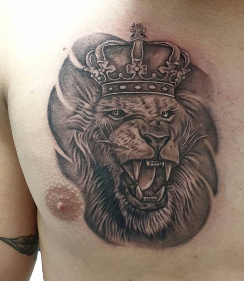 30 Pretty Lion Tattoos Show Your Temperament