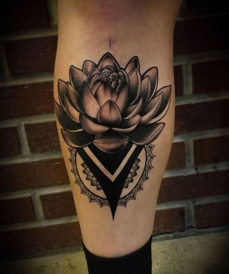 30 Pretty Lotus Flower Tattoos You Will Love