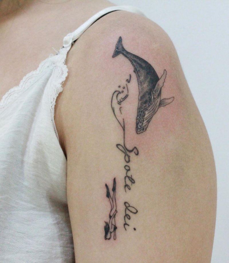 30 Pretty Swimmer Tattoos You Must Try