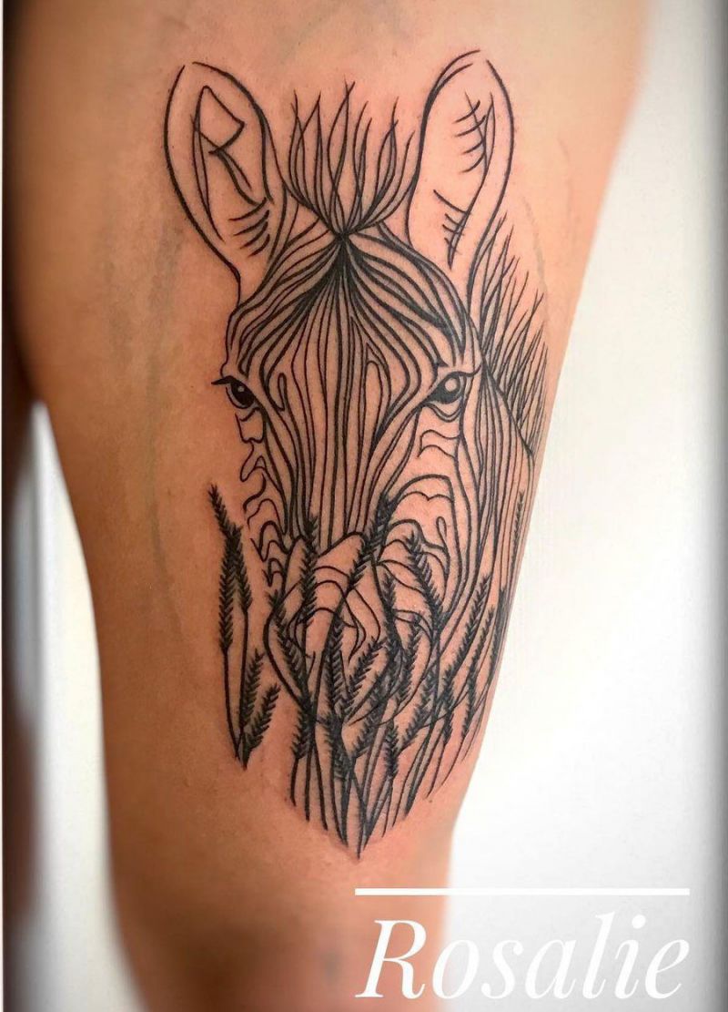 30 Pretty Zebra Tattoos You Must Try