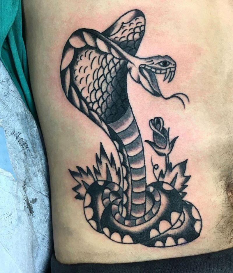 30 Pretty Cobra Tattoos to Inspire You