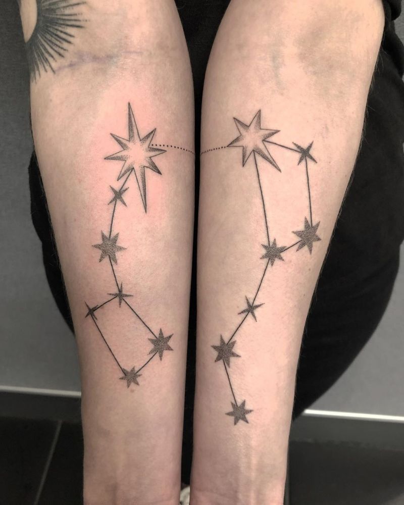 30 Pretty Constellation Tattoos to Inspire You