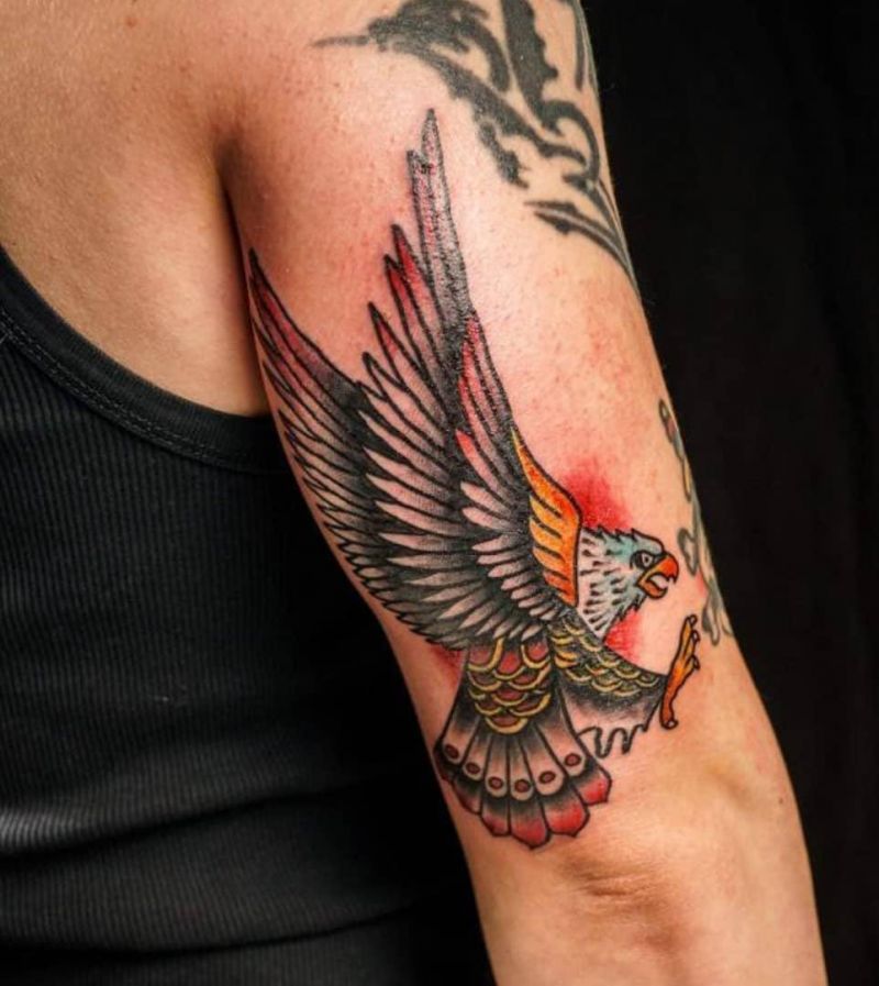 30 Pretty Eagle Tattoos Show Your Temperament