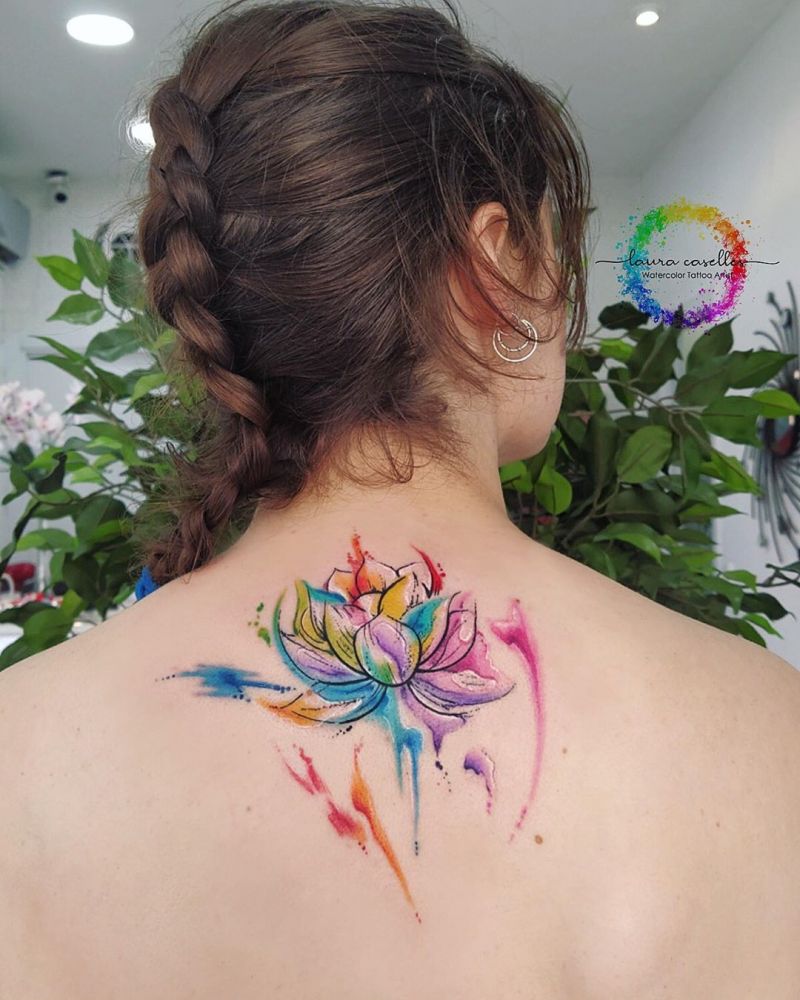 30 Pretty Lotus Flower Tattoos You Will Love