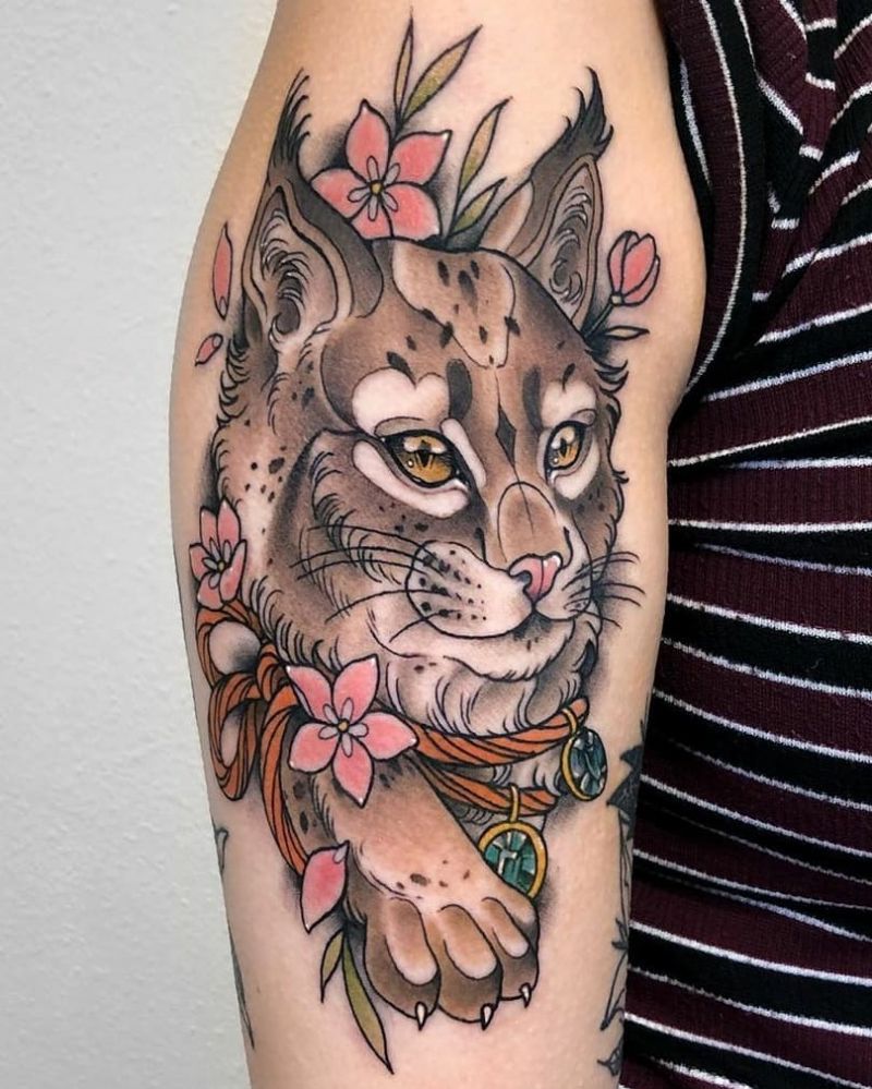 30 Pretty Lynx Tattoos You Will Love