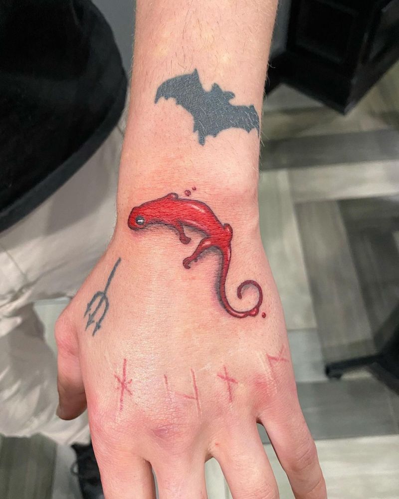 30 Pretty Salamander Tattoos to Inspire You