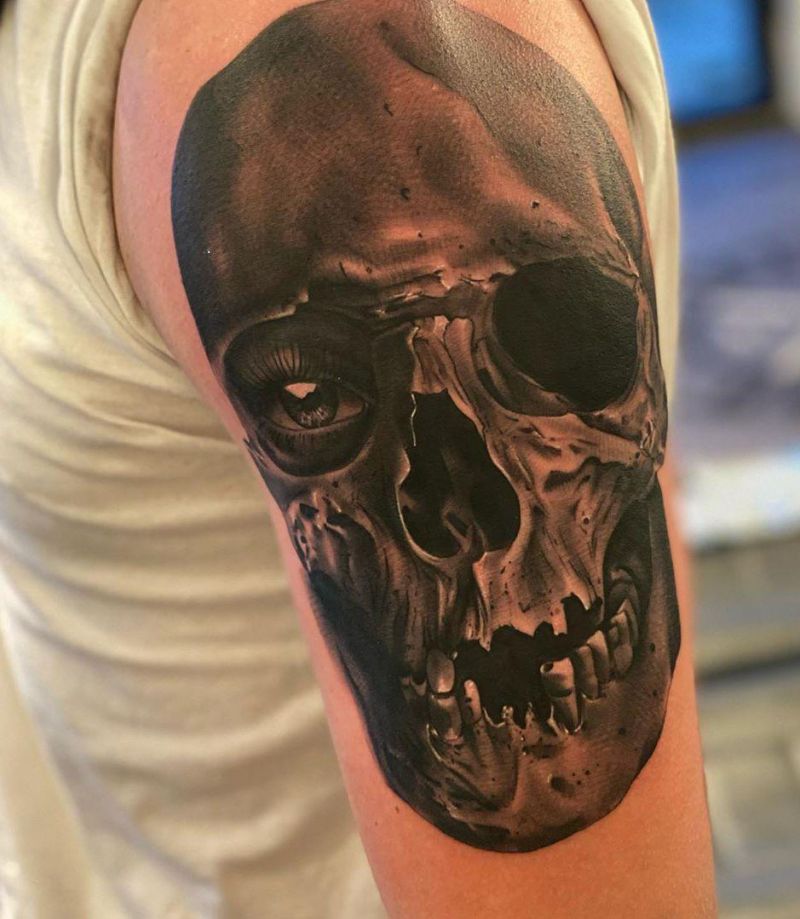 30 Gorgeous Skull Tattoos to Inspire You