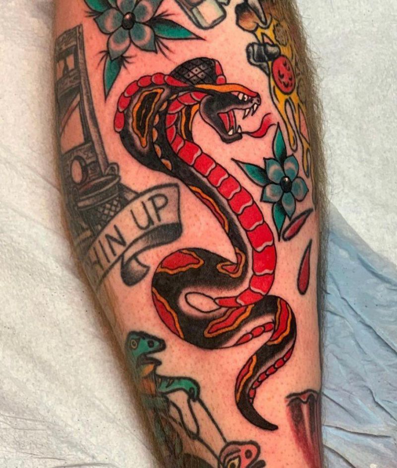 30 Pretty Cobra Tattoos to Inspire You