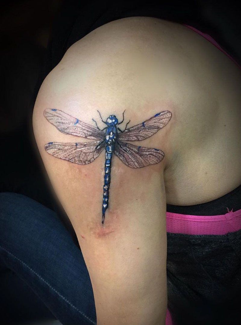 30 Pretty Dragonfly Tattoos You Will Love