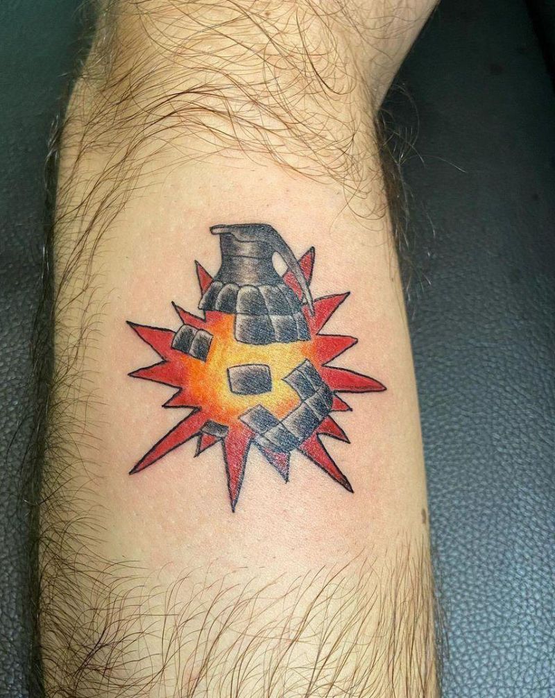 30 Pretty Grenade Tattoos You Must Try