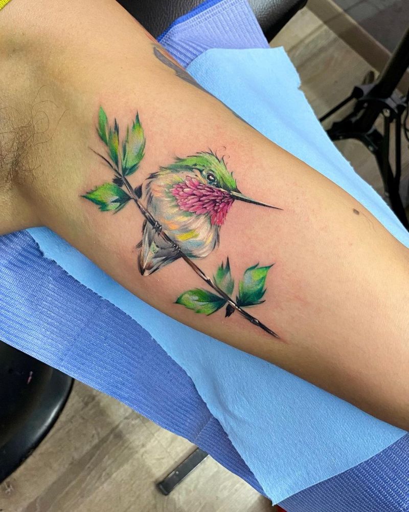 30 Pretty Hummingbird Tattoos You Must Try