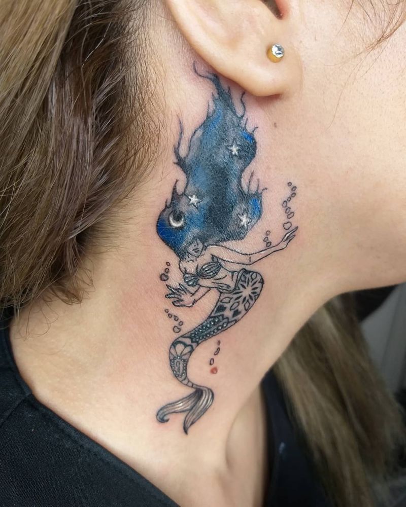 30 Pretty Mermaid Tattoos to Inspire You