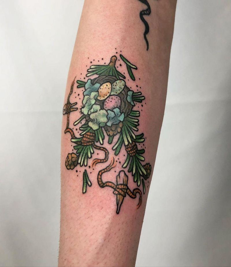 30 Pretty Nest Tattoos You Must Try