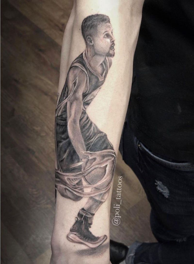 30 Pretty Basketball Tattoos for Inspiration