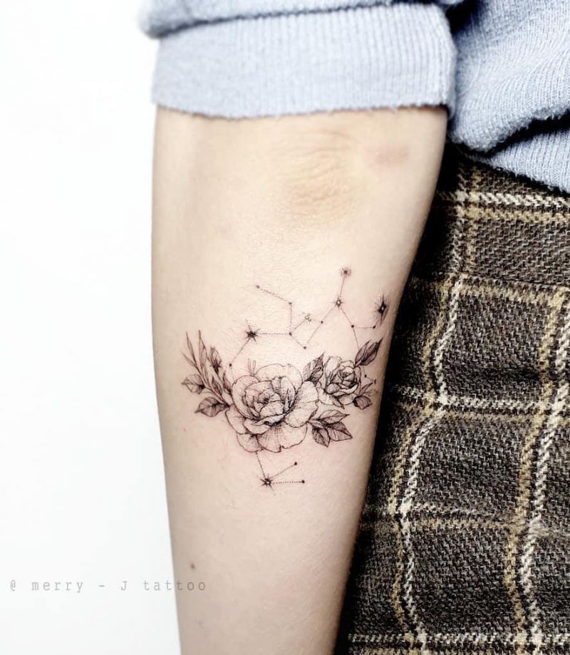 30 Pretty Constellation Tattoos to Inspire You