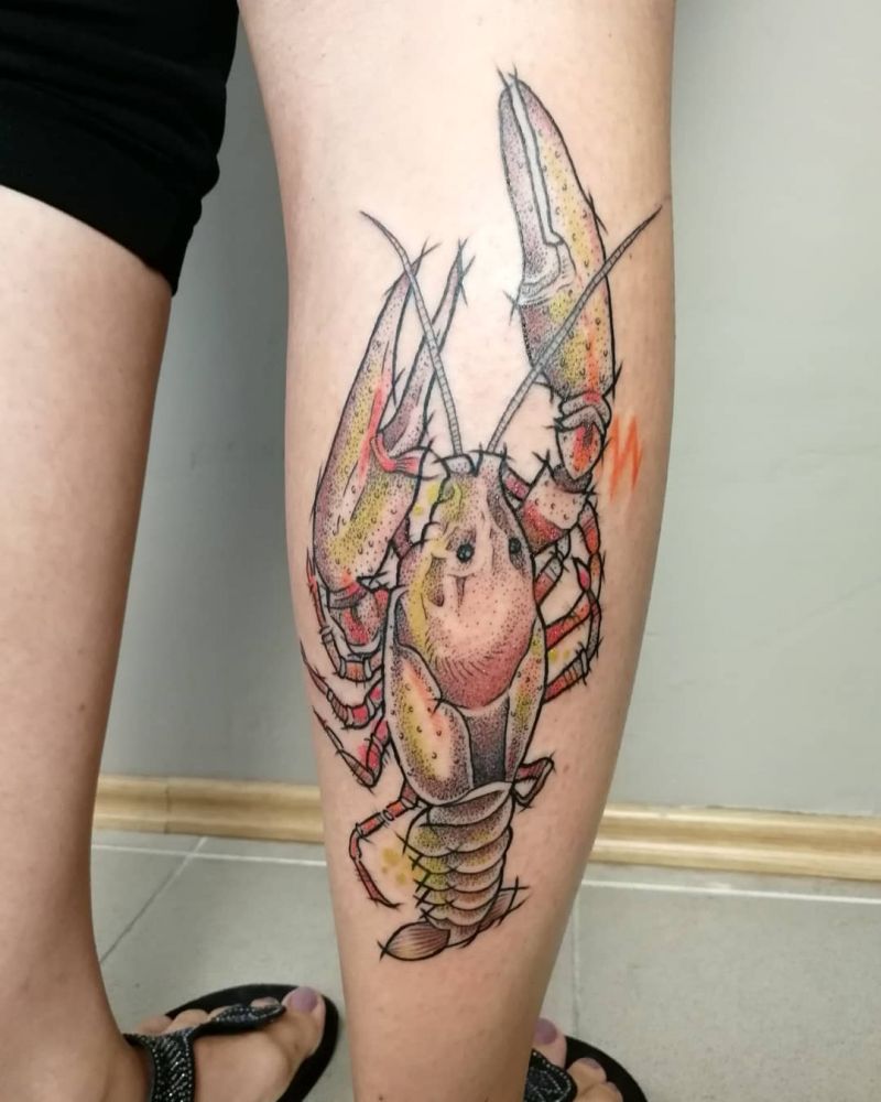 30 Pretty Crayfish Tattoos Make You Beautiful