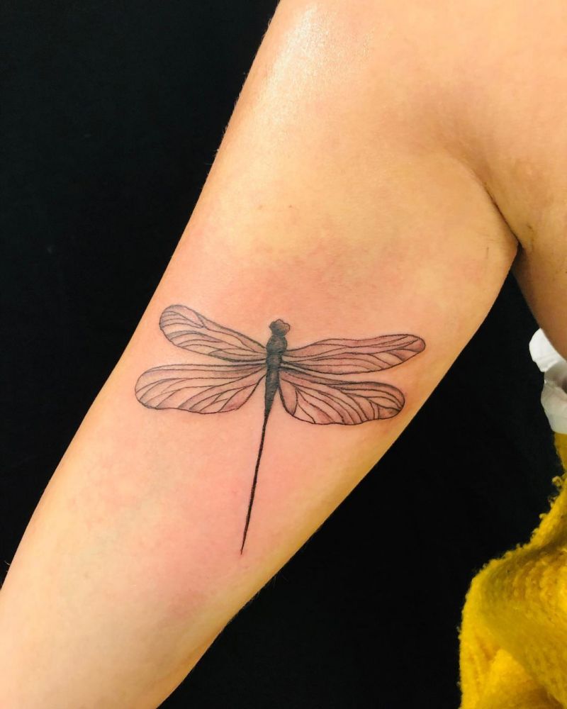 30 Pretty Dragonfly Tattoos You Will Love