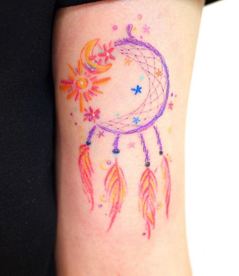 30 Superb Dreamcatcher Tattoos to Get Inspired