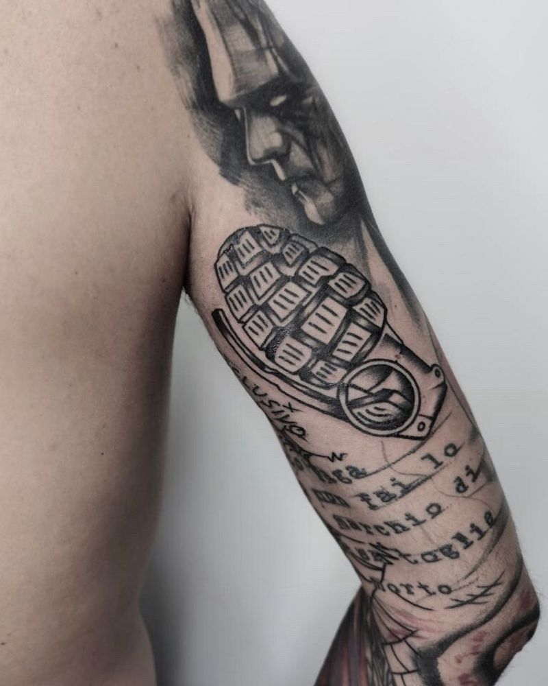 30 Pretty Grenade Tattoos You Must Try