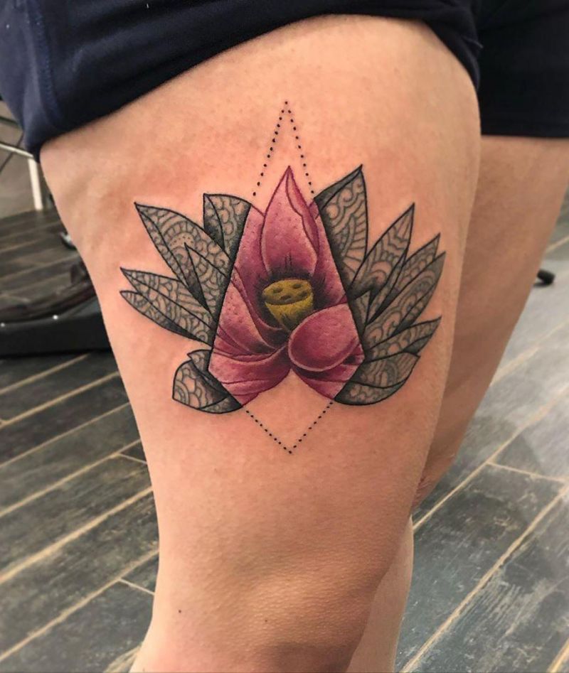 30 Pretty Lotus Flower Tattoos You Will Love