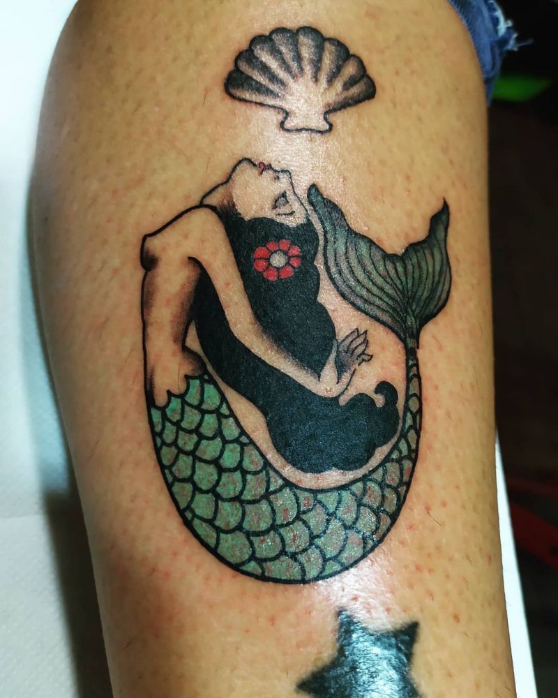 30 Pretty Mermaid Tattoos to Inspire You