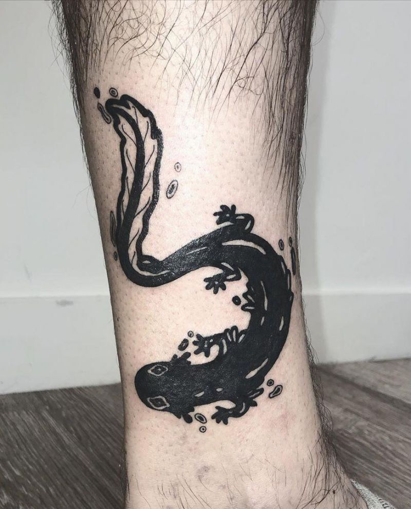 30 Pretty Salamander Tattoos to Inspire You