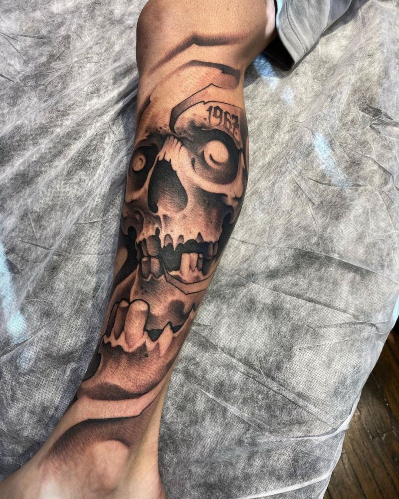 30 Gorgeous Skull Tattoos to Inspire You