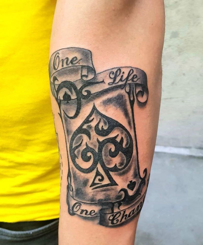 30 Pretty Ace of spades Tattoos to Inspire You