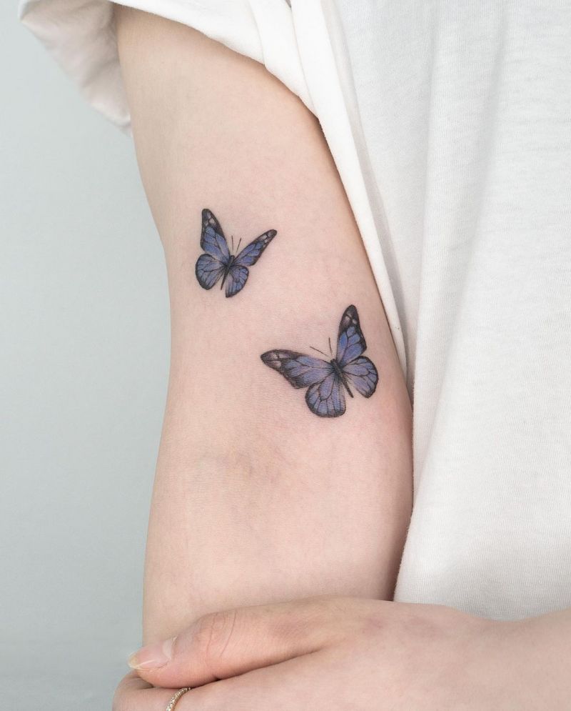 30 Pretty Butterfly Tattoos for Inspiration