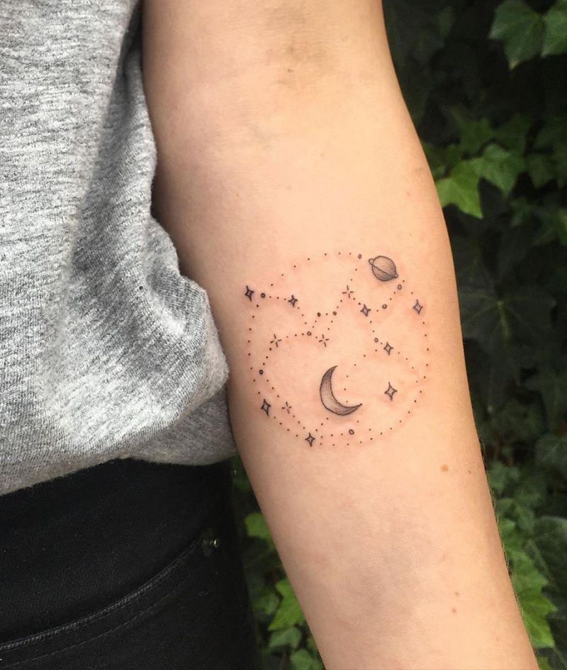 30 Pretty Constellation Tattoos to Inspire You