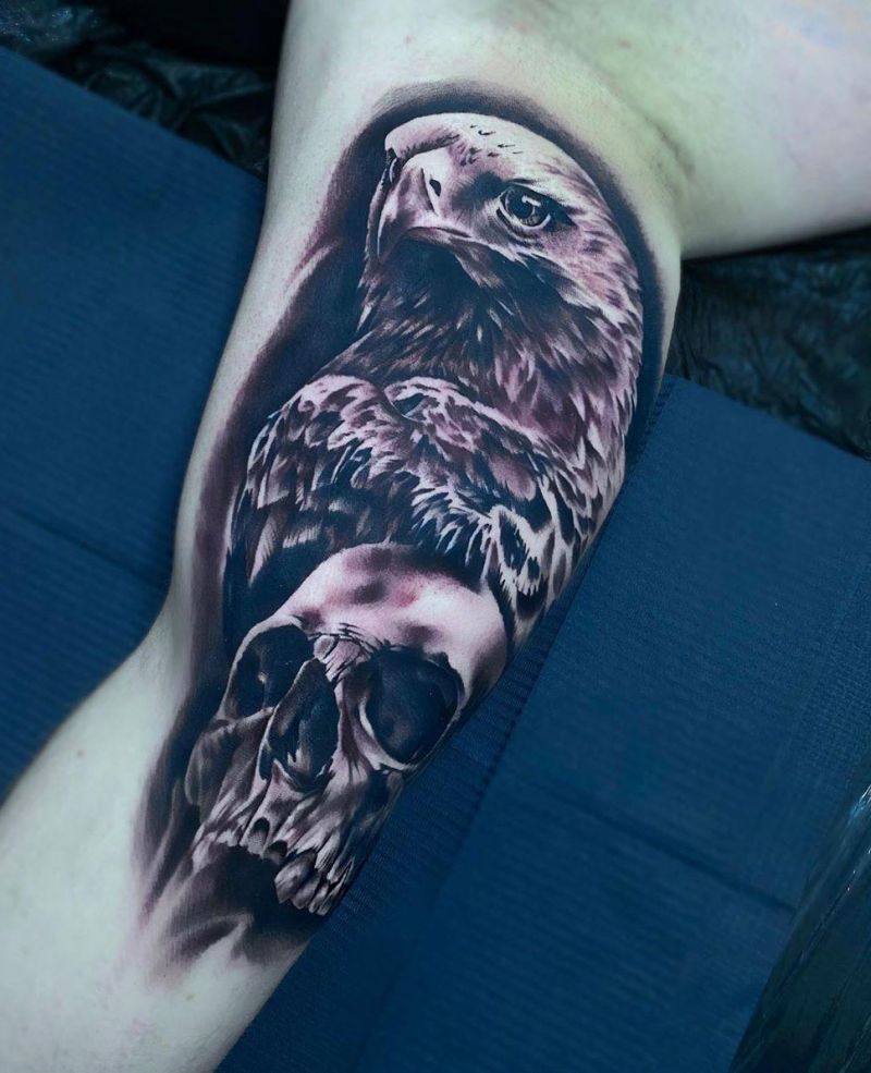 30 Pretty Eagle Tattoos Show Your Temperament