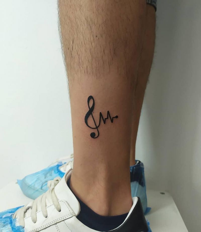 30 Unique Music Note Tattoos You Will Love