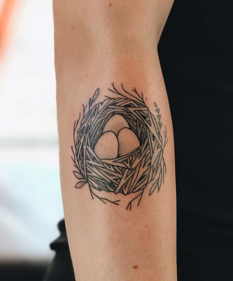 30 Pretty Nest Tattoos You Must Try