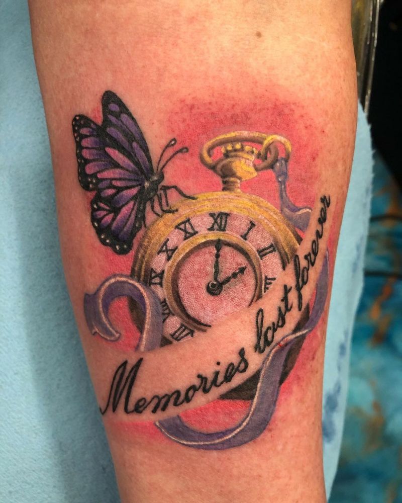 30 Pretty Stopwatch Tattoos You Will Love