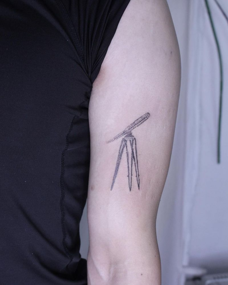 30 Pretty Telescope Tattoos You Will Love