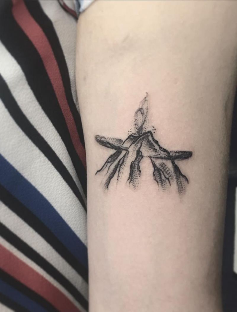 30 Pretty Volcano Tattoos for Inspiration