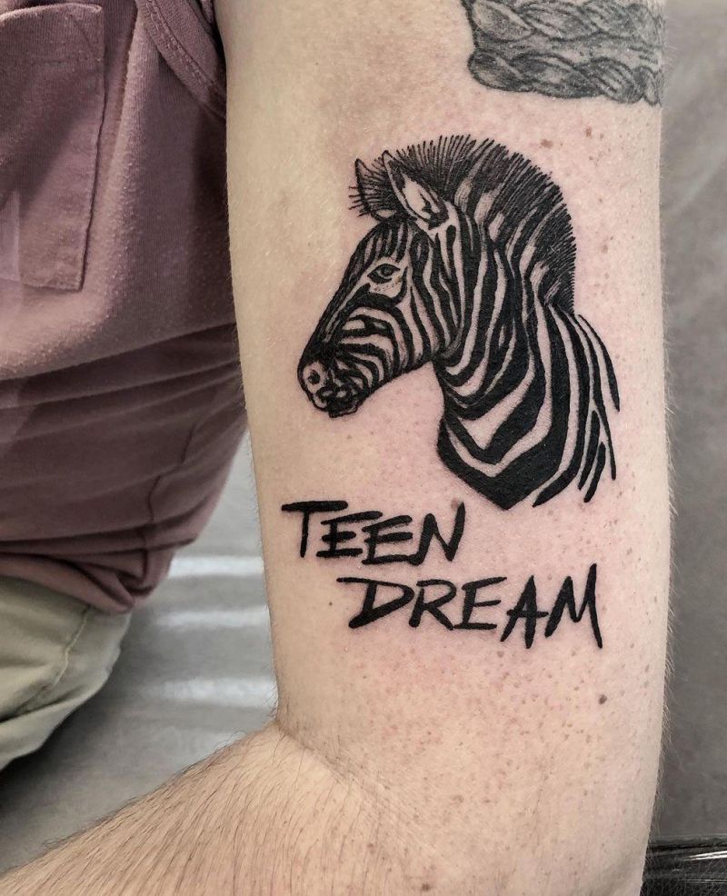 30 Pretty Zebra Tattoos You Must Try