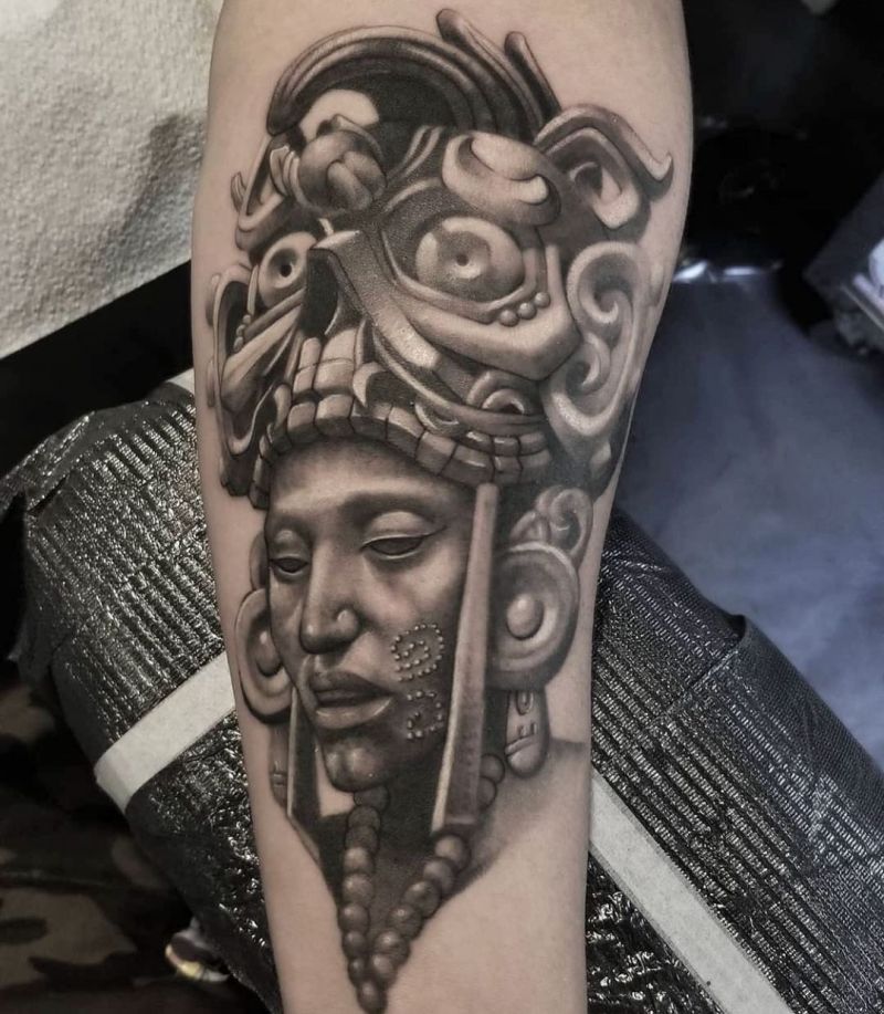 30 Pretty Aztec Tattoos You Must Try