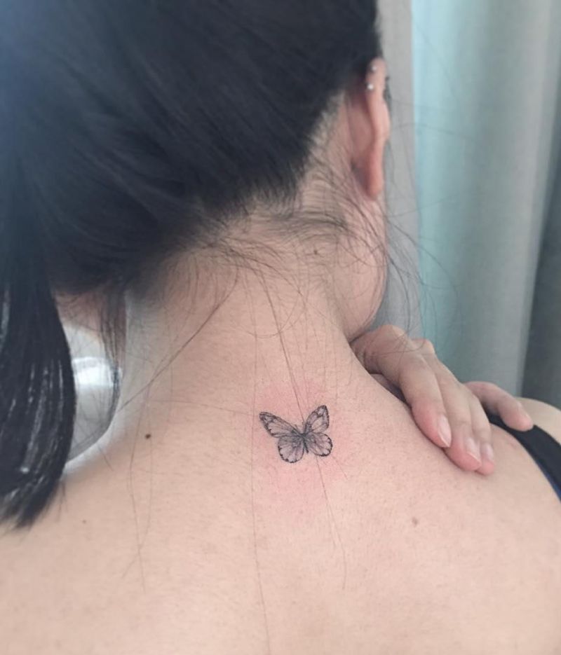 30 Pretty Butterfly Tattoos for Inspiration