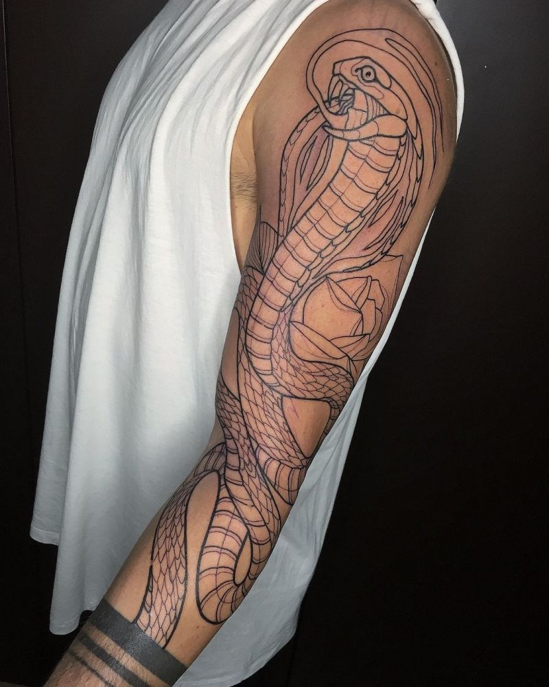 30 Pretty Cobra Tattoos to Inspire You