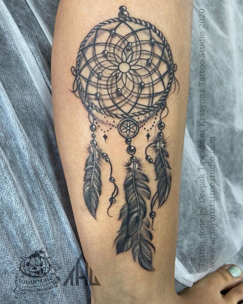 30 Superb Dreamcatcher Tattoos to Get Inspired