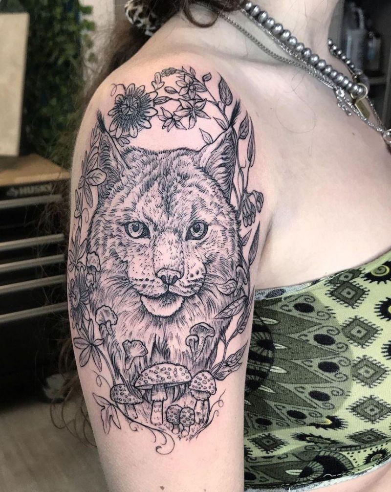 30 Pretty Lynx Tattoos You Will Love