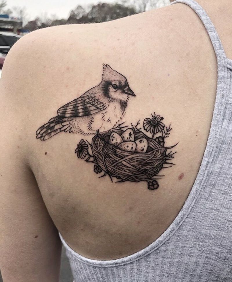 30 Pretty Nest Tattoos You Must Try