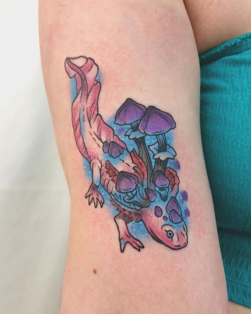 30 Pretty Salamander Tattoos to Inspire You