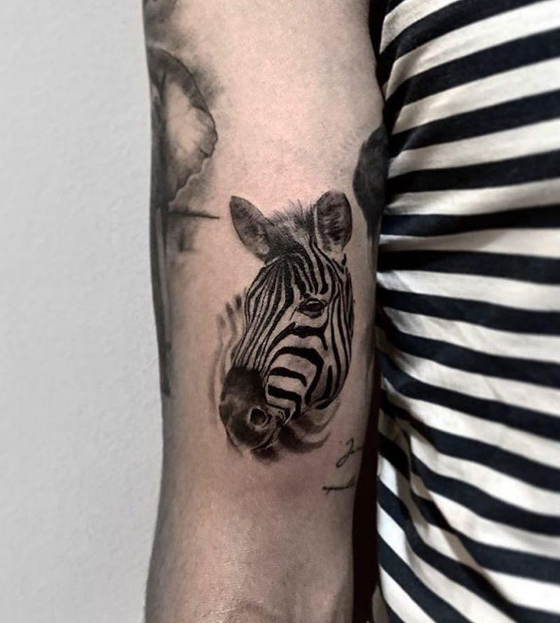 30 Pretty Zebra Tattoos You Must Try