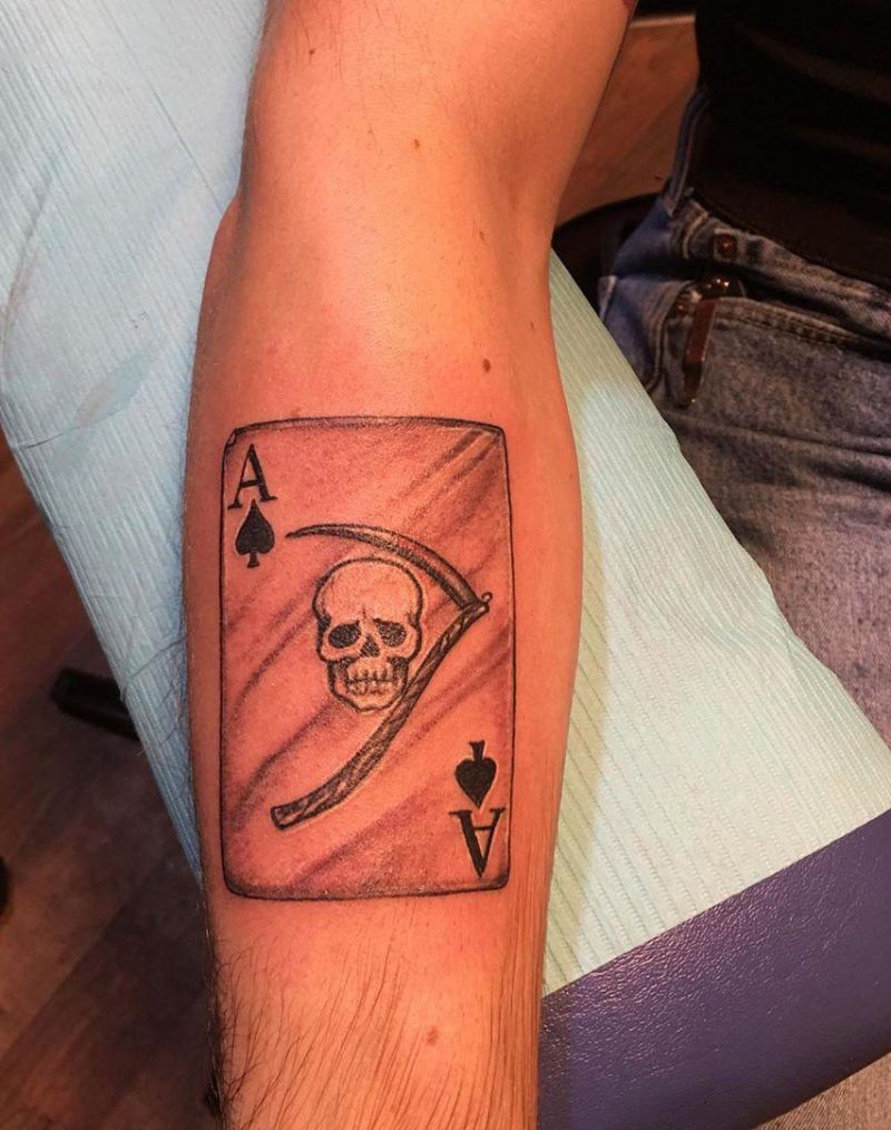 30 Pretty Ace of spades Tattoos to Inspire You