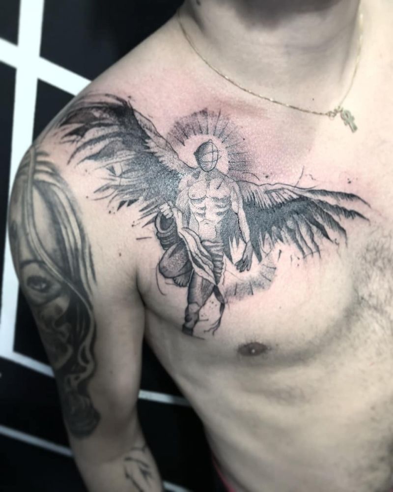 30 Pretty Archangel Tattoos You Will Love