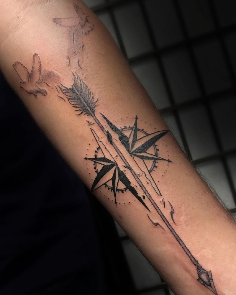 30 Pretty Arrow Tattoos Improve Your Temperament